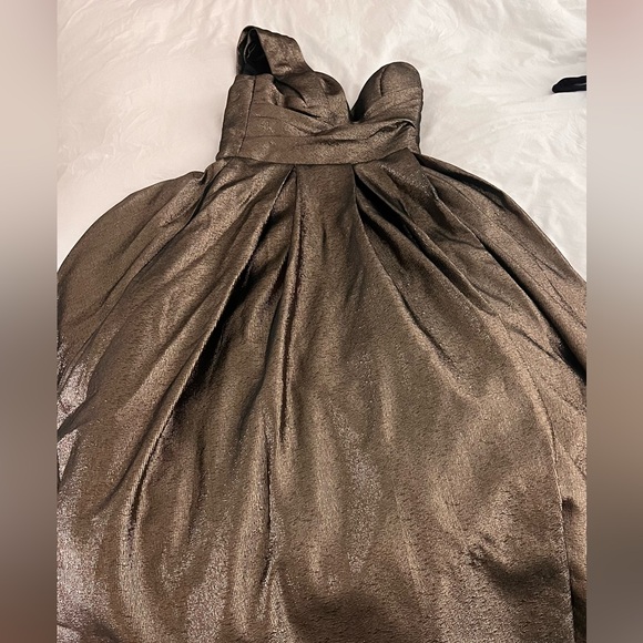 Jovani 04170 Gold Gown - worn once! - Picture 4 of 6